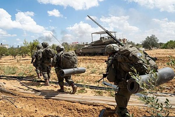 לוחמי אוגדה 162 פועלים במזרח רפיח. צילום: דובר צה״ל